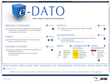 Tablet Screenshot of e-dato.com